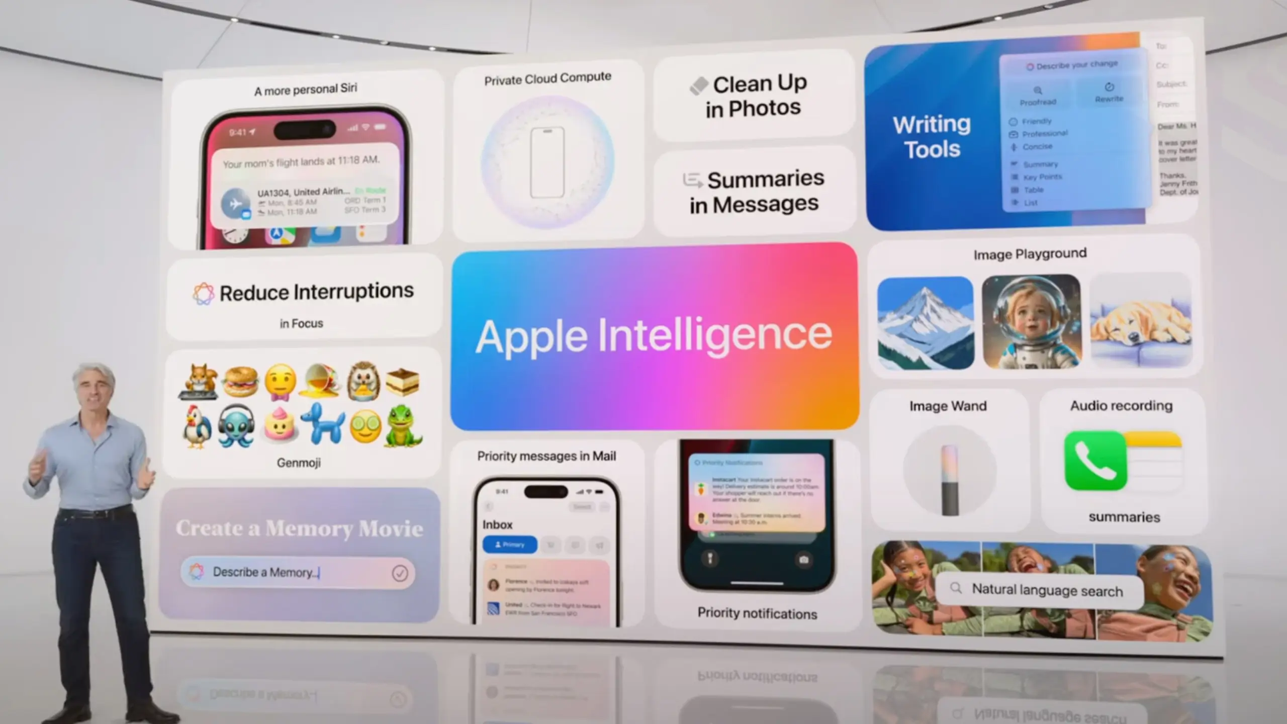 Apple Intelligence all features presentation