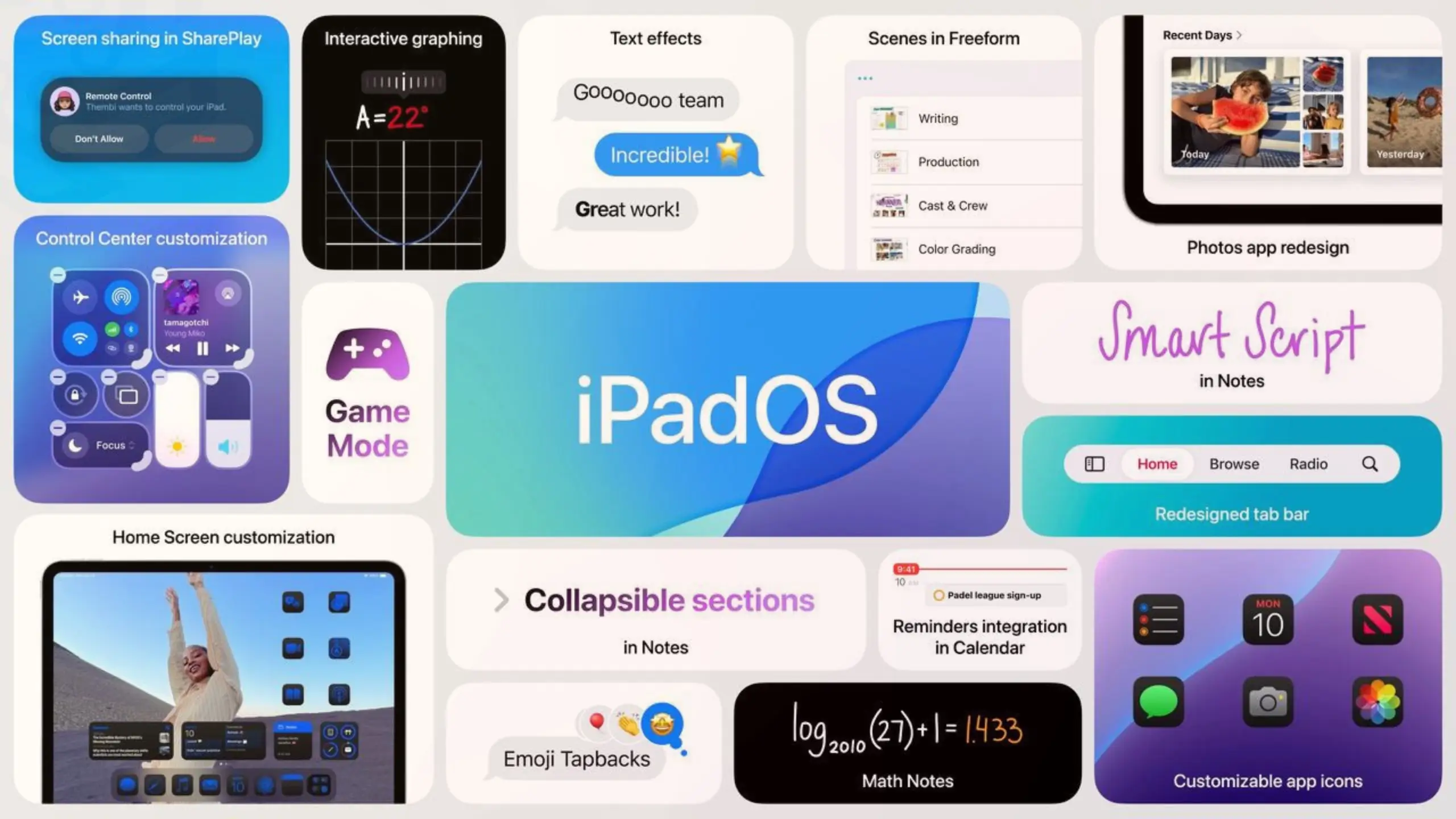 iPadOS 18 all features