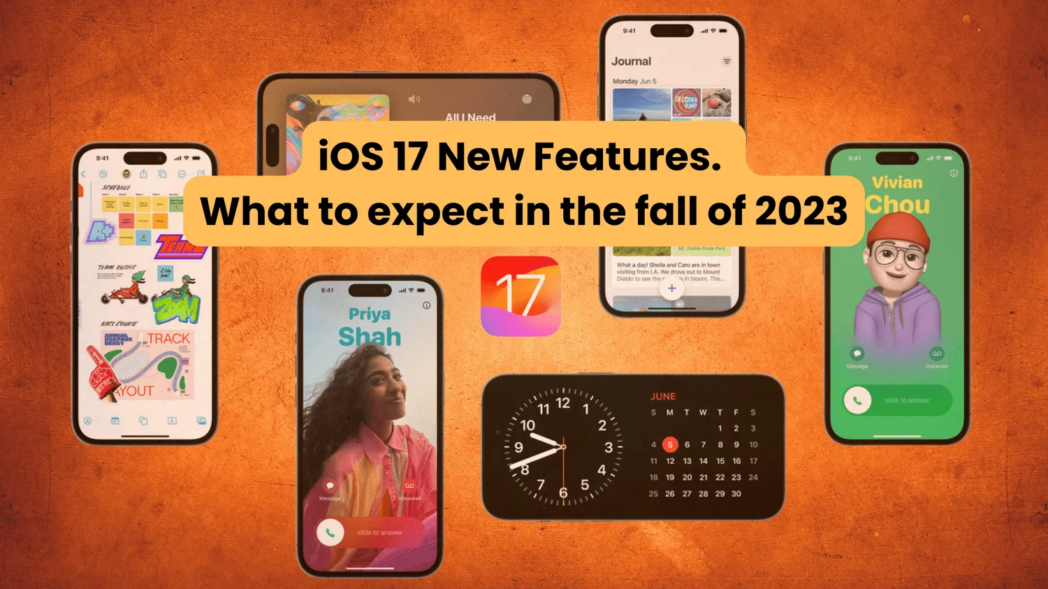 New features iOS 17 image