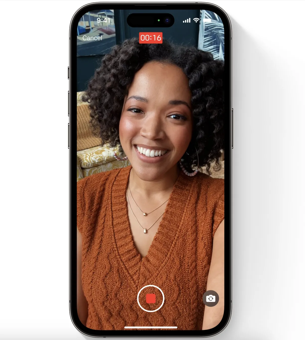 FaceTime Short Message example image