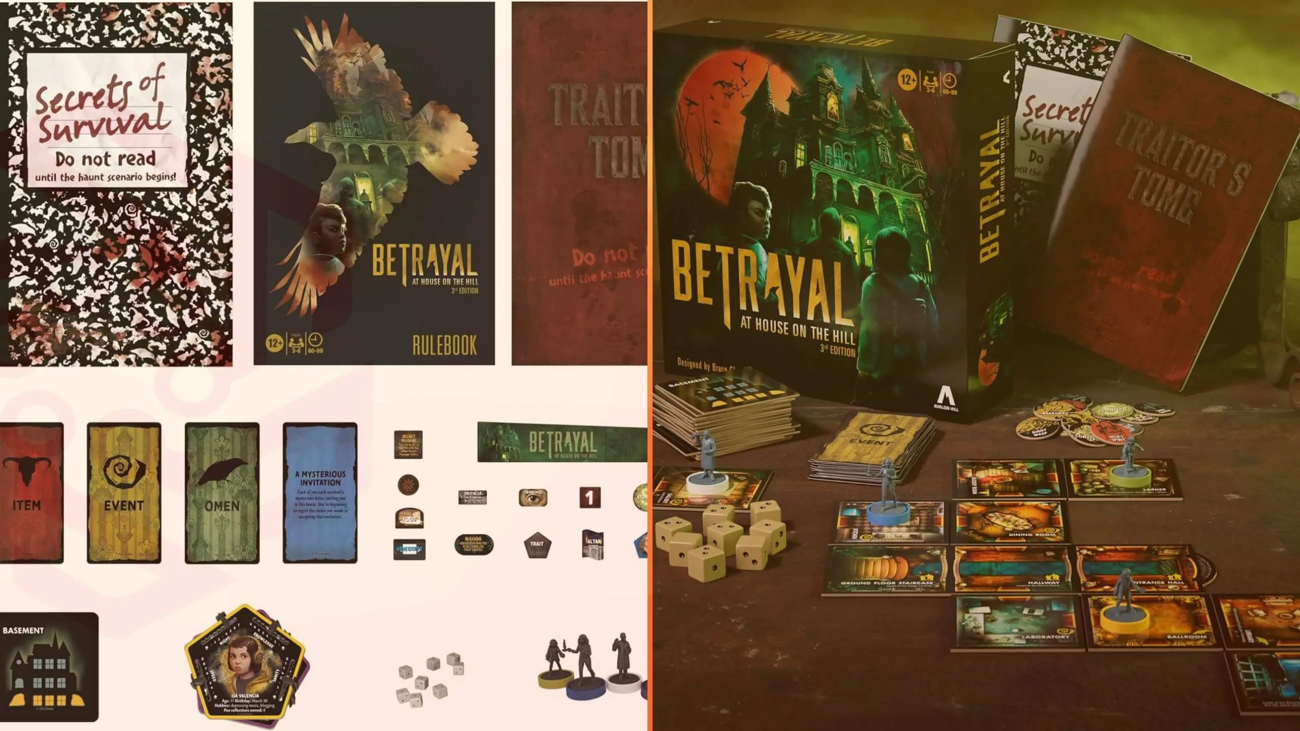 Betrayal at House on the Hill 3rd edition images