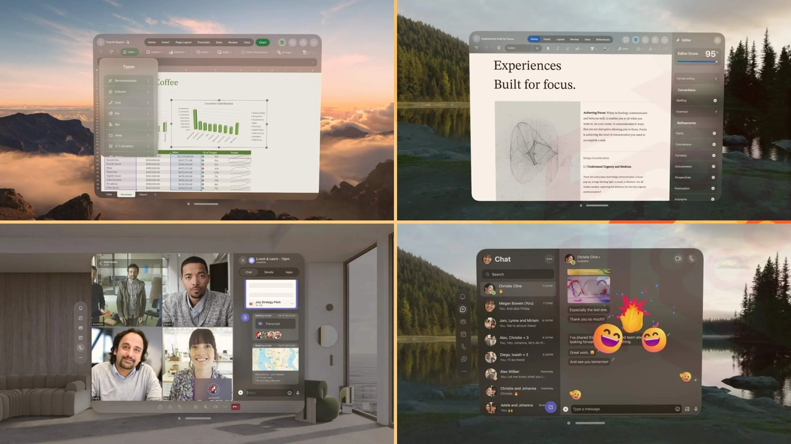 Microsoft 365 Apps Launch to Apple Vision Pro
