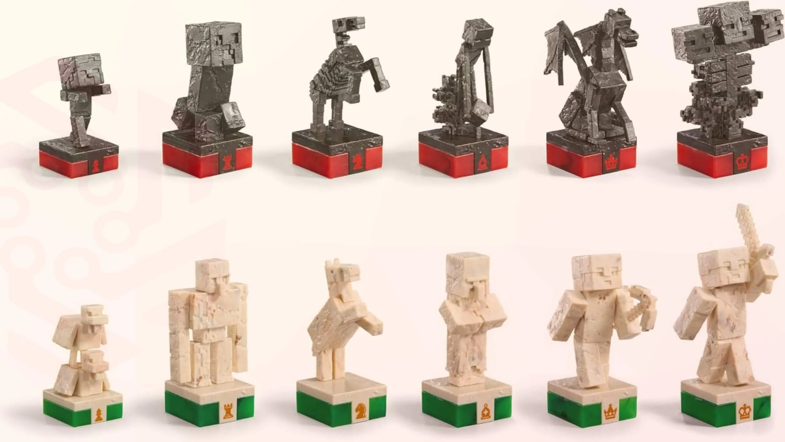 Minecraft Chess Set image