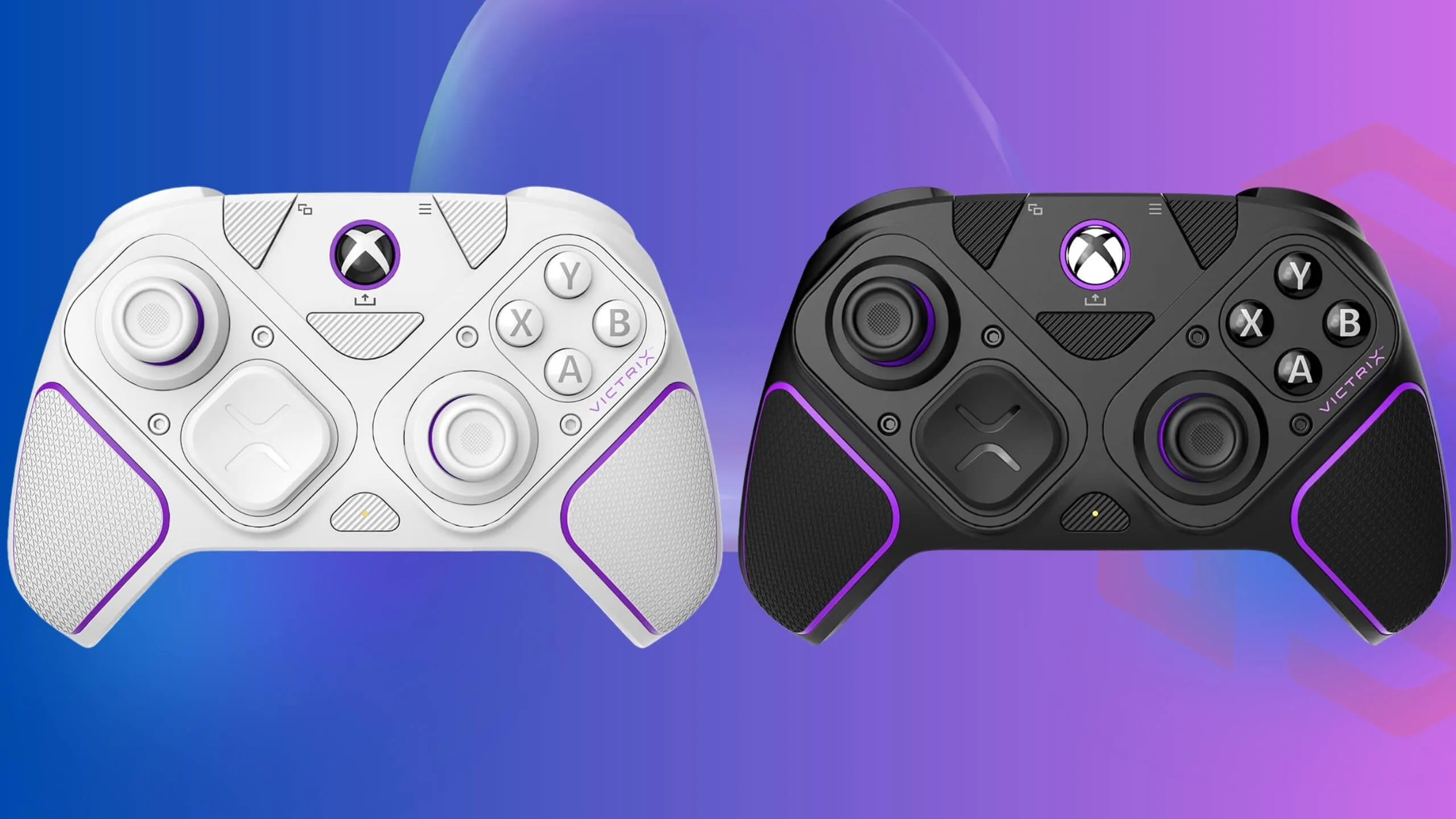 Black and white Victrix Pro BFG Wireless Controller for Xbox and PC