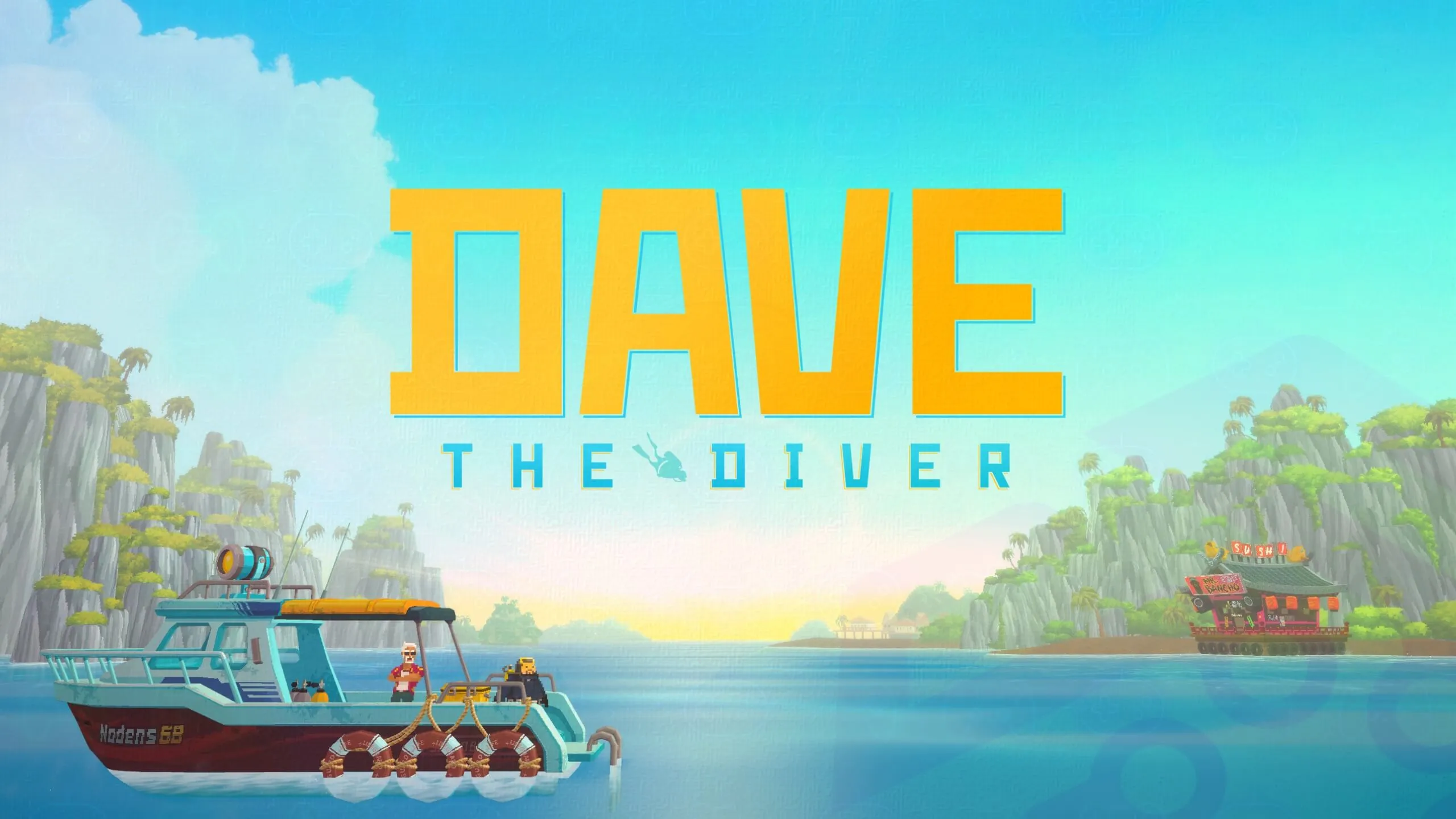 Dave the diver boat in the river