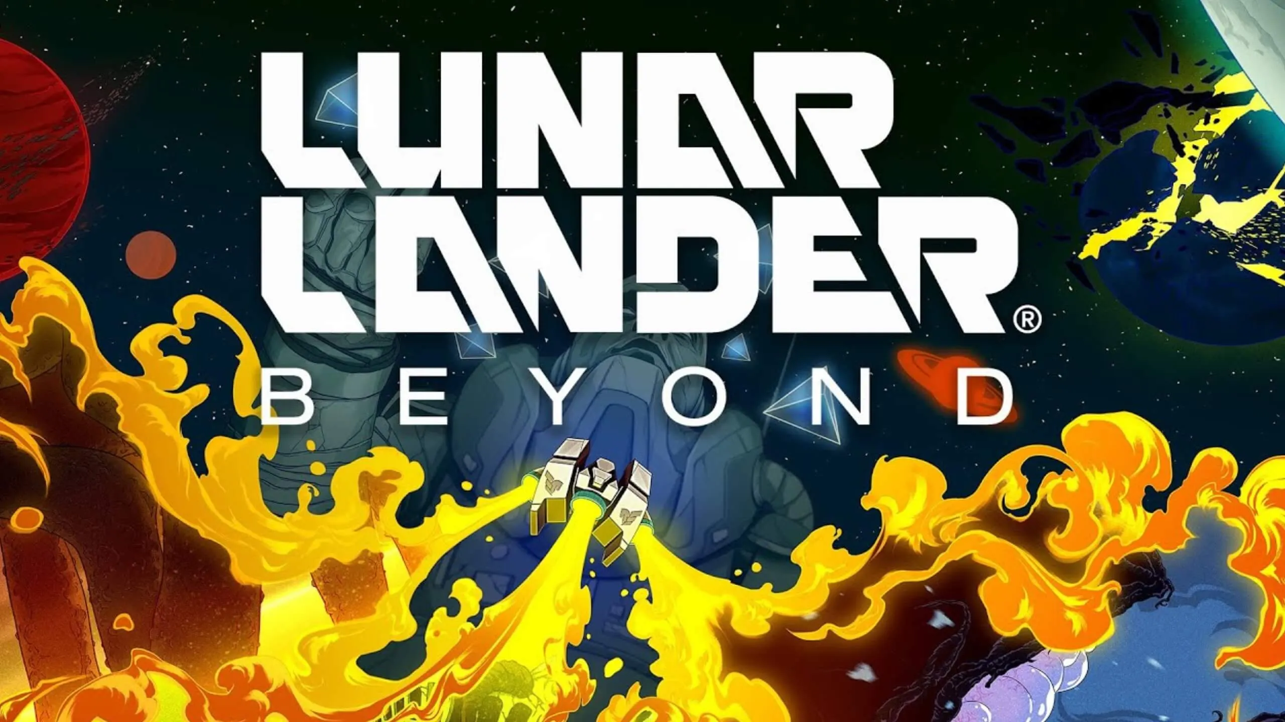Lunar Lander Adaptation key art with logo