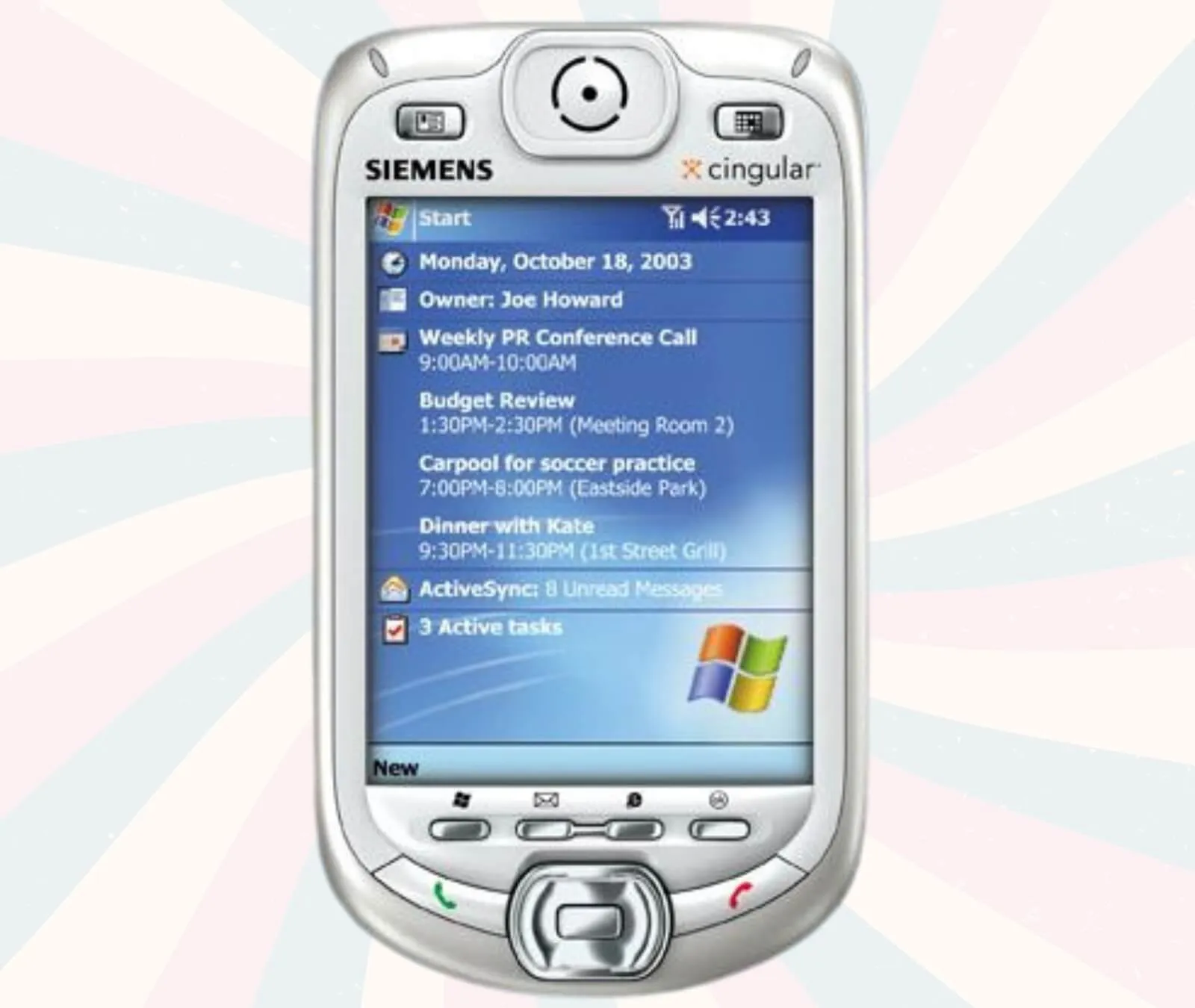 Siemens SX66 Cingular PDA