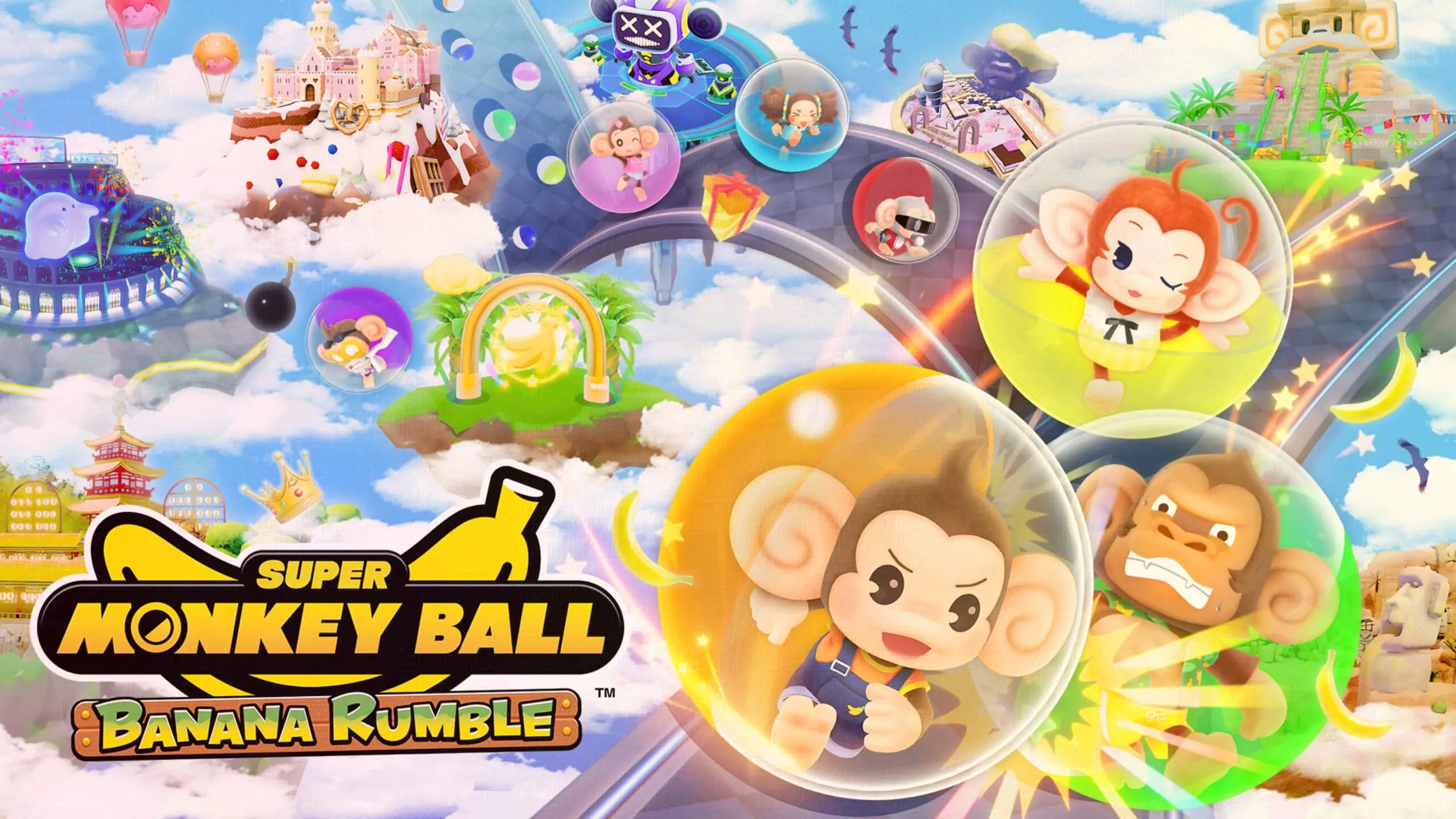 Super Monkey Ball Banana Rumble keyart