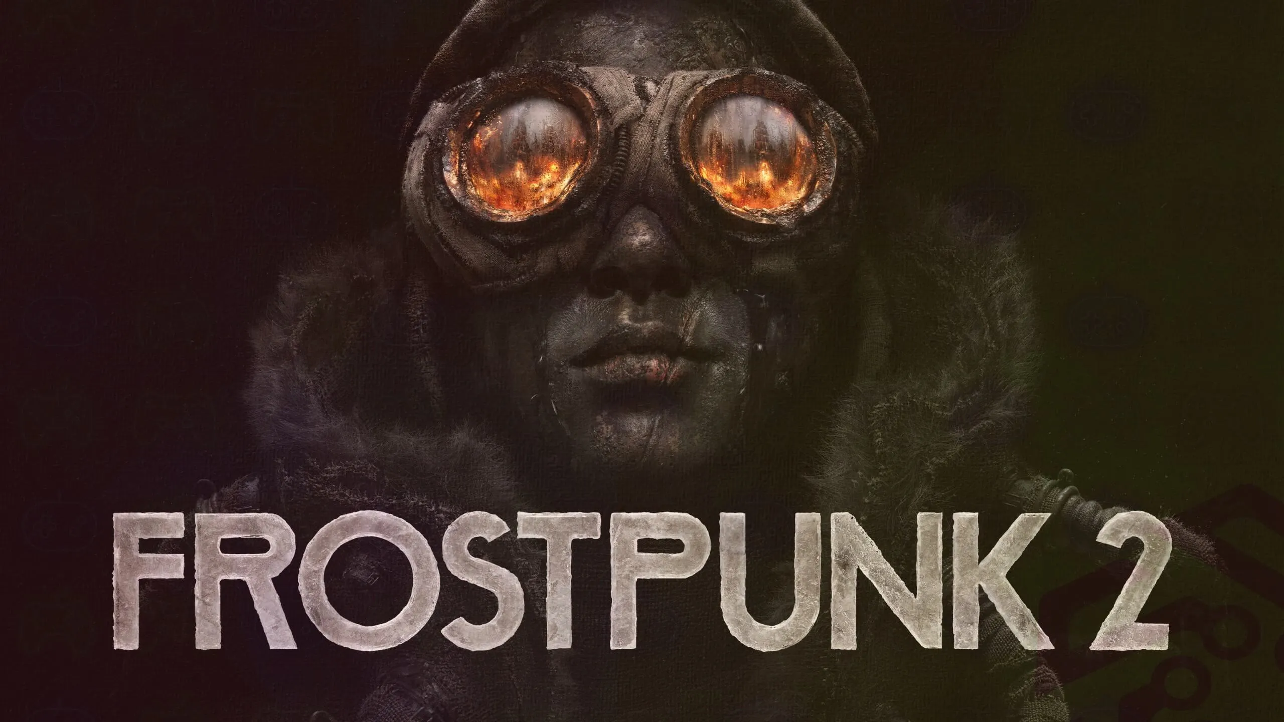 Frostpunk 2 key art with logo
