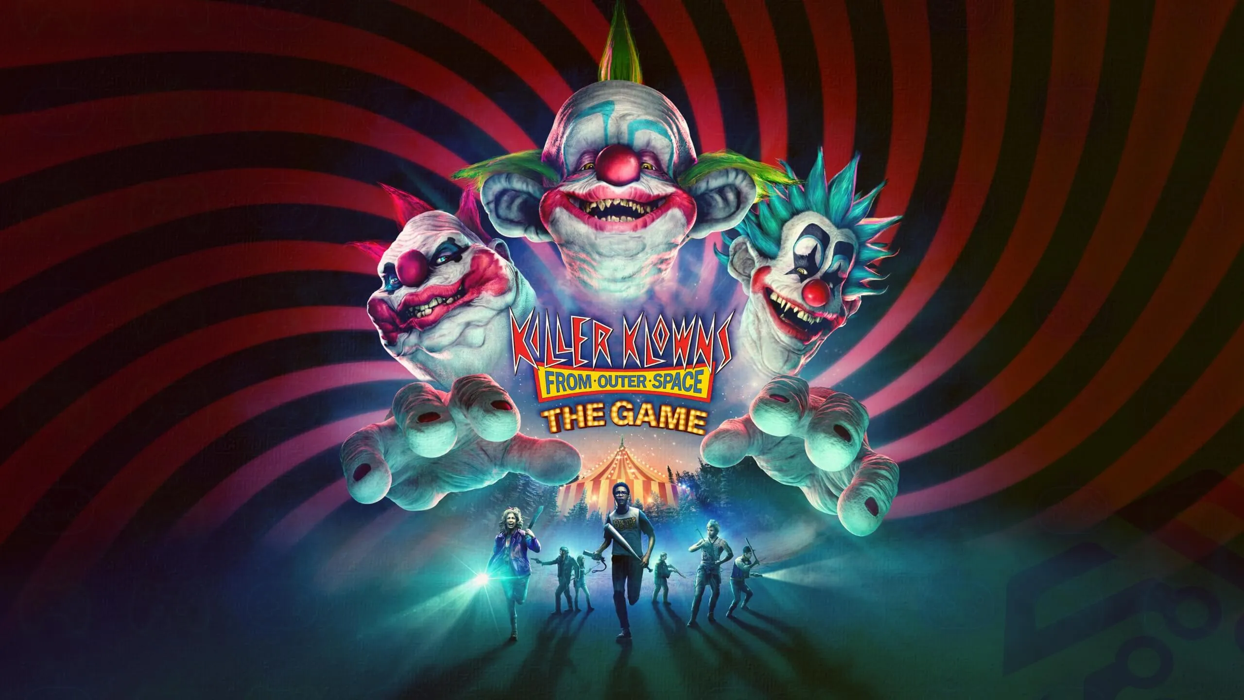 Kill The Klowns from outer space game keyart