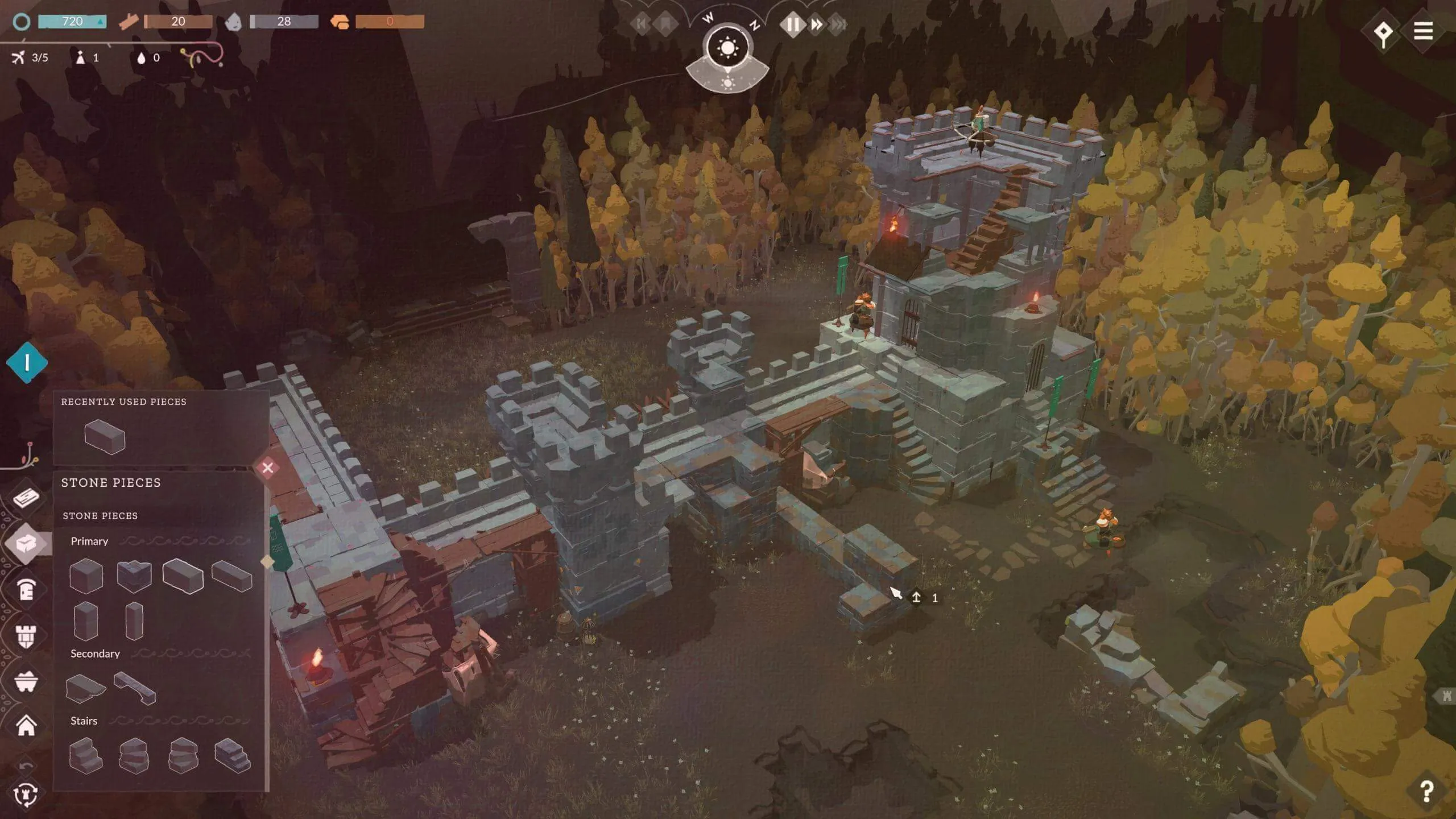 Cataclismo screenshot with building blocks