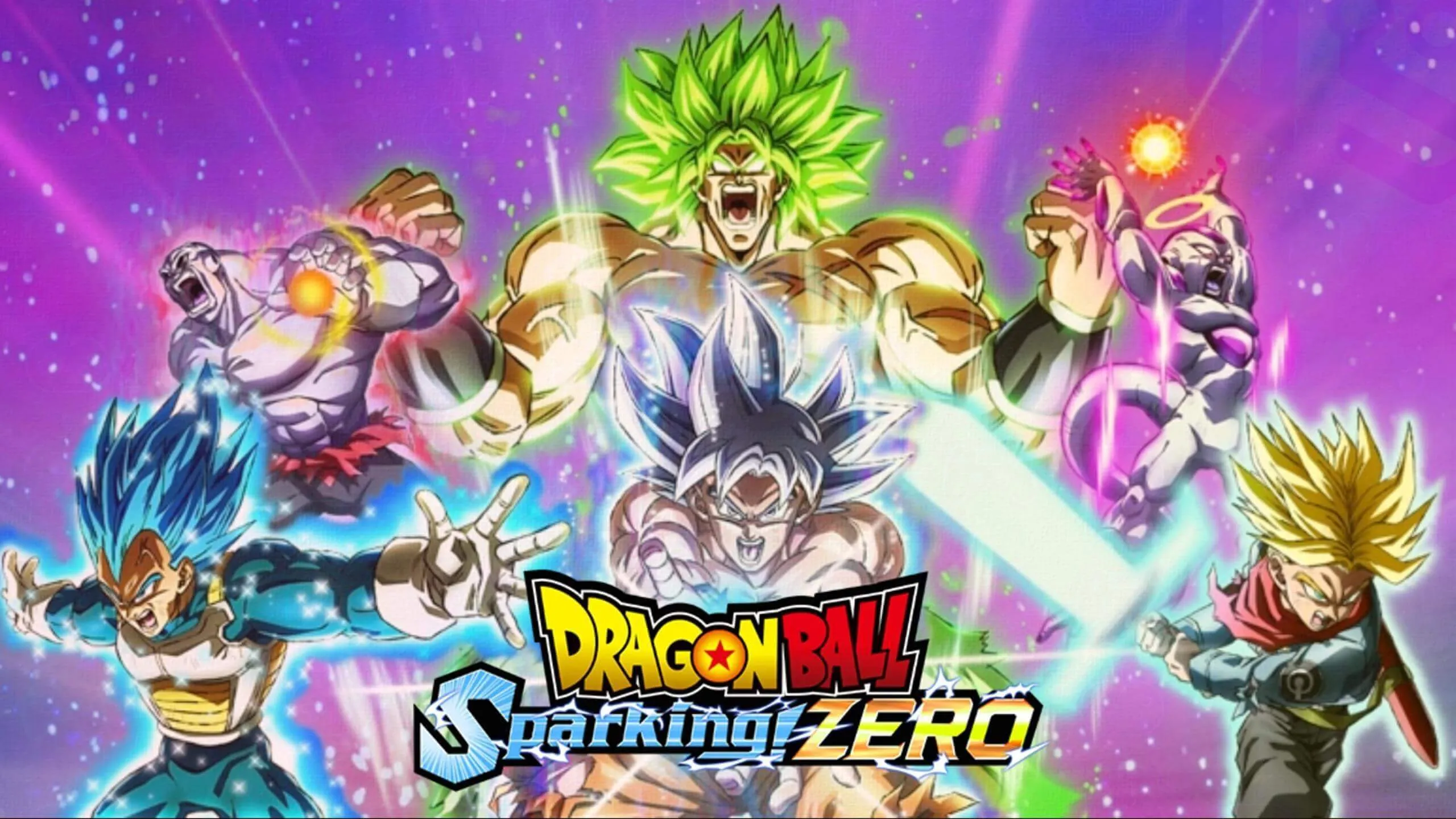 Dragon Ball: Sparking Zero Key art with logo