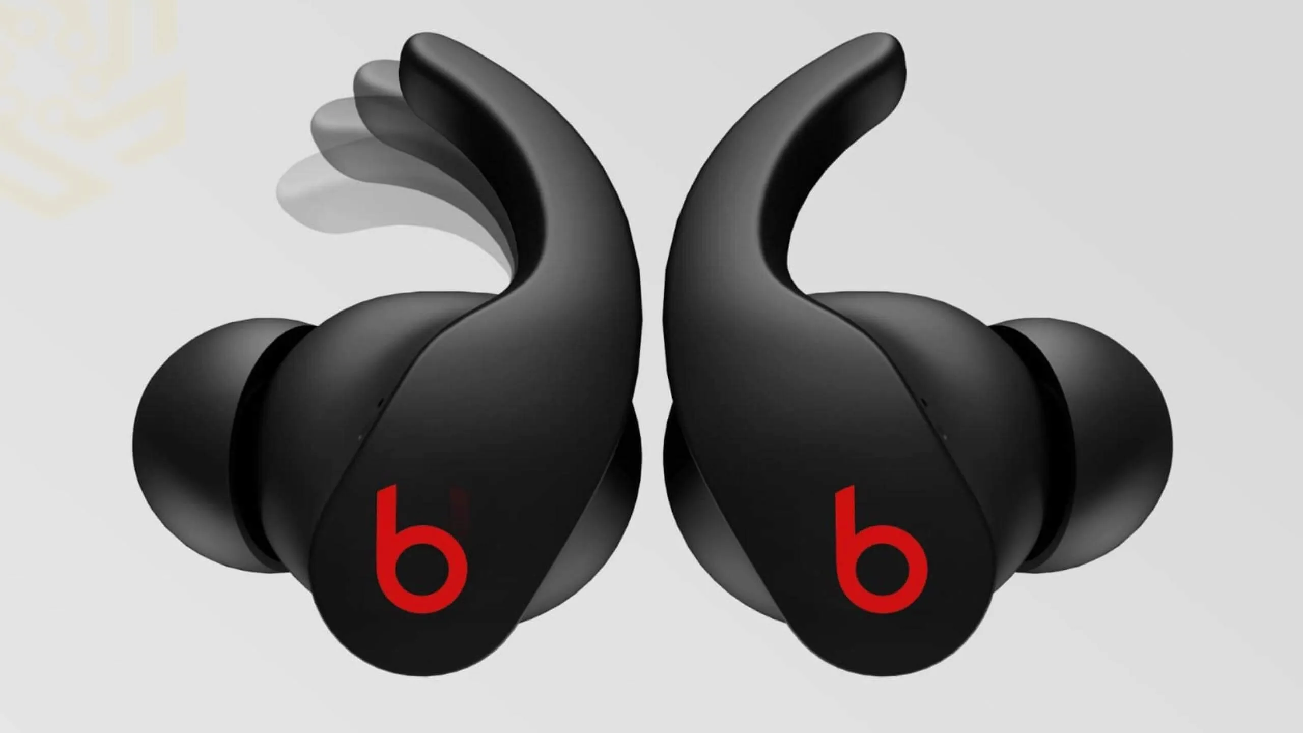 Beats Fit Pro black with red logo