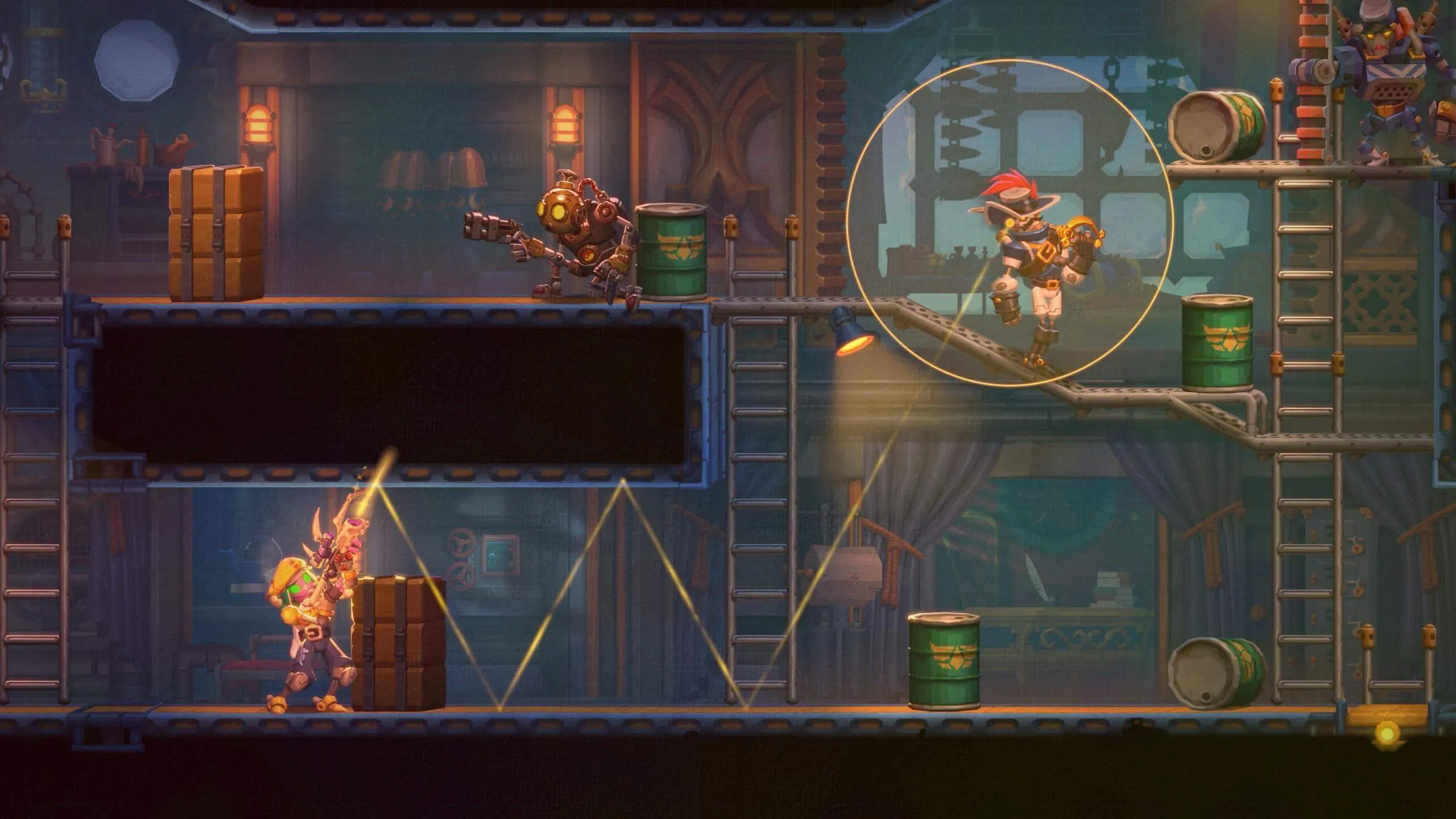 SteamWorld Heist II trickshot screenshot