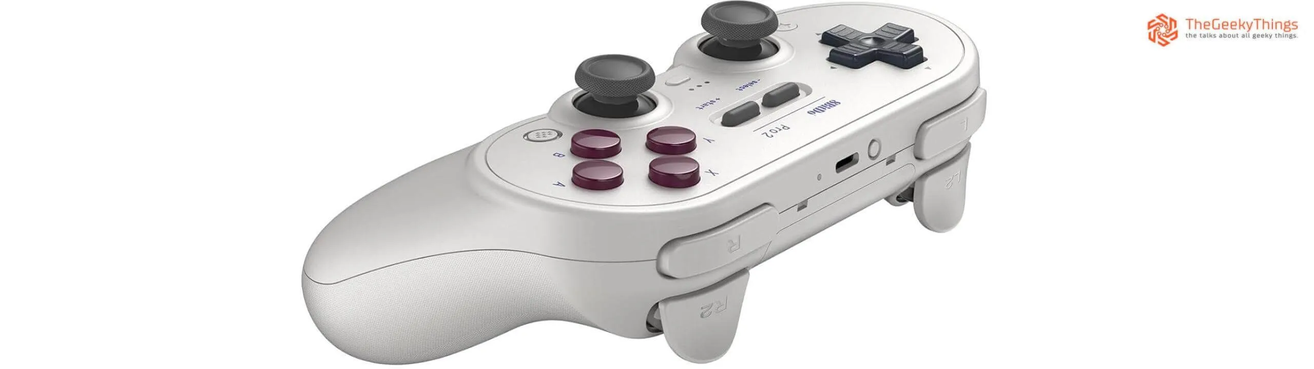 8BitDo Pro 2 side view of controller