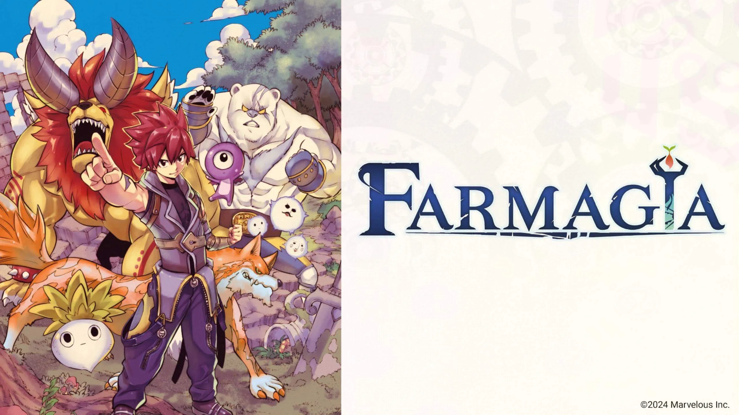 Farmagia game key art with logo