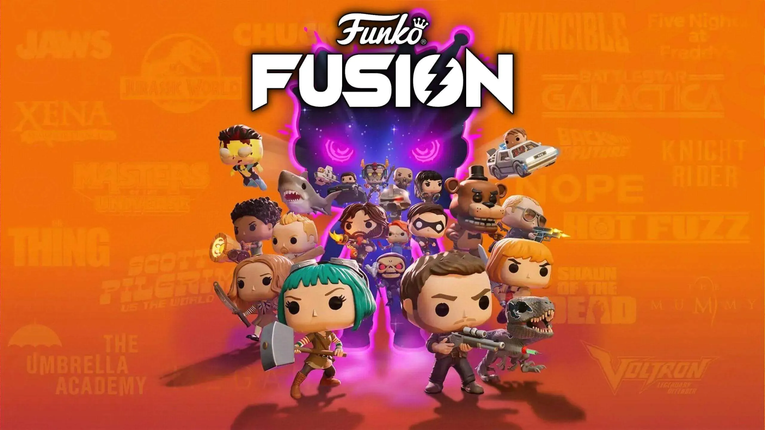 Funko Fusion keyart with logo