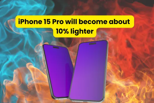 two phones on a burning background