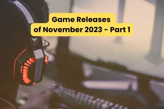 Game Releases November 2023