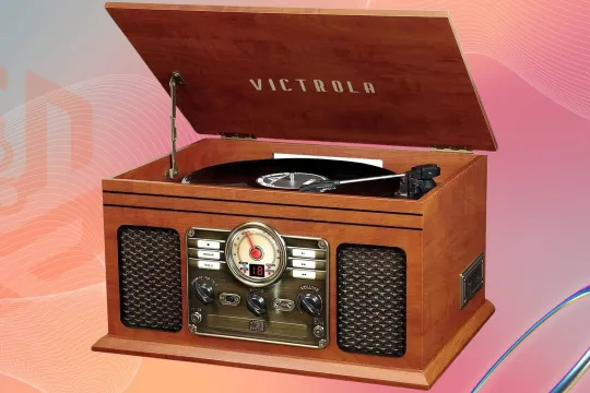 Victrola Nostalgic Bluetooth Entertainment Center teaser
