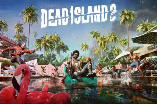 Dead Island 2 screenshot with zombies in the pool