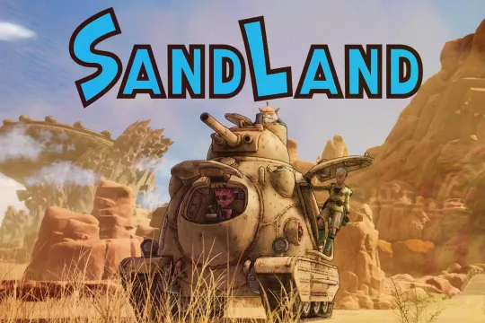 Tank In Desert with Sand Land protagonist