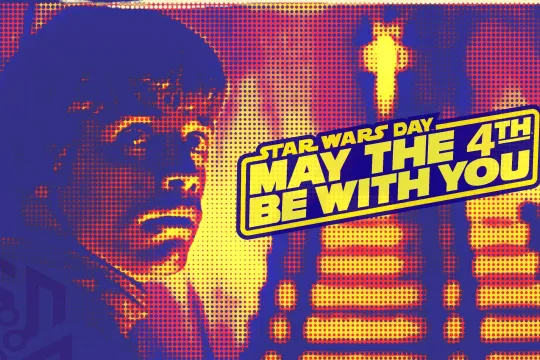 Pop art style Luke Skywalker from Star Wars screenshot 