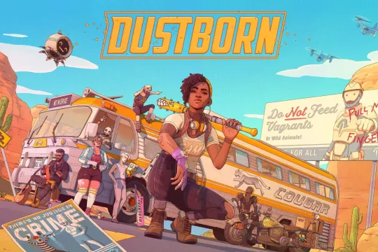 Dustborn keyart with Pax crew