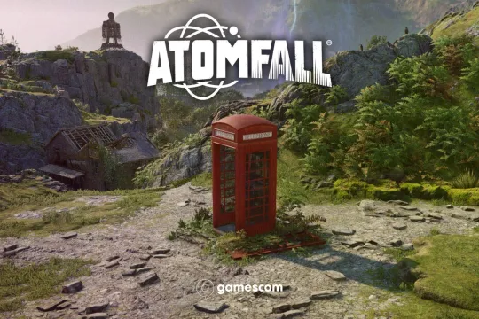 Atomfall teaser with London call box and logo