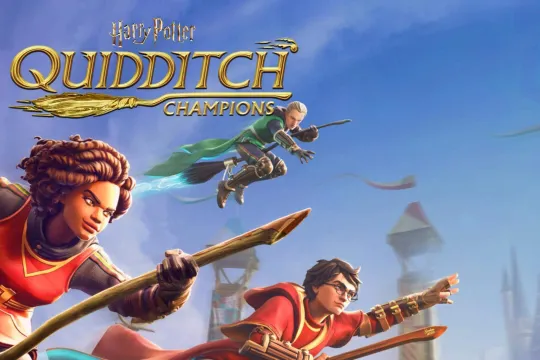 Harry Potter: Quidditch Champions teaser with Harry and Draco in the sky