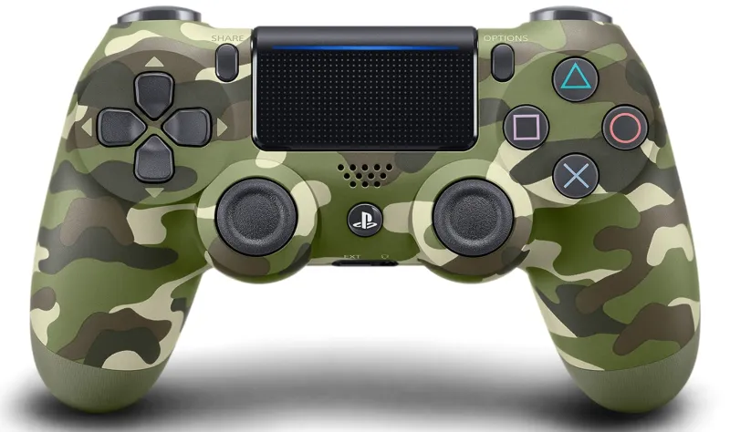 DualShock 4 Wireless Controller Green Camouflage