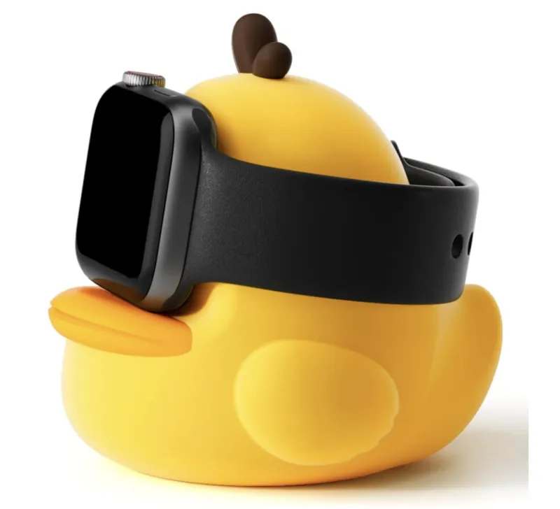 Yellow Gum Duck Stand For Apple Watch