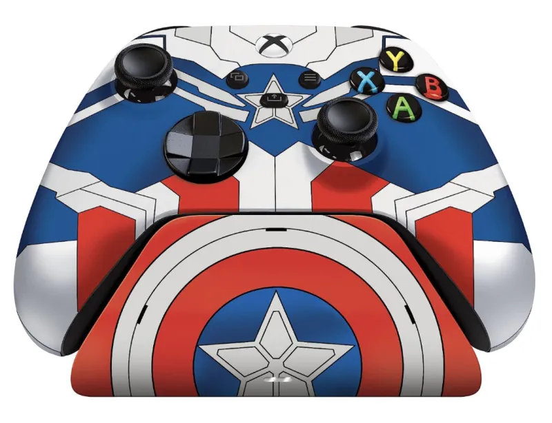 The Razer Limited Edition Captain America Wireless Controller