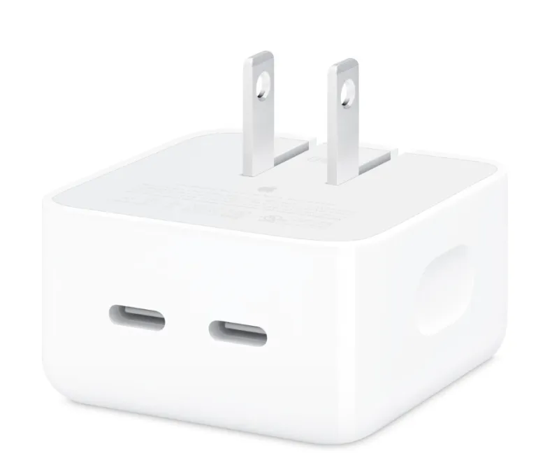 Apple 35W Dual USB-C Port Compact Power Adapter image
