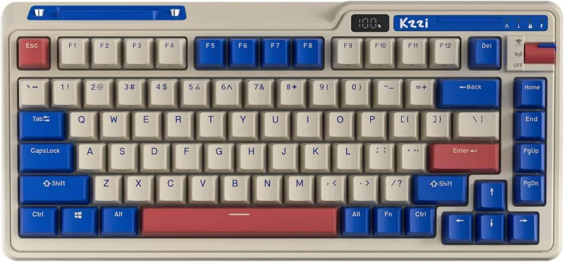 KZZI K75 PRO RGB 75% Wireless Gasket Mechanical Keyboard