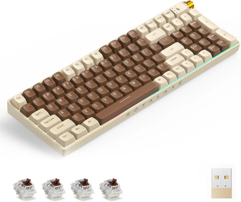 ROYALAXE X ProtoArc R100 Wireless Mechanical Keyboard