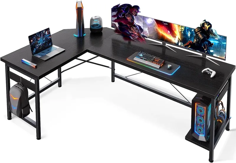 Coleshome L Shaped Gaming Desk