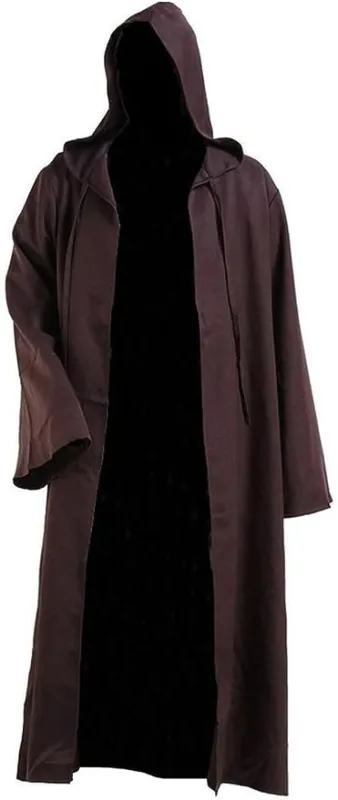 Men Hooded Robe Cloak Knight