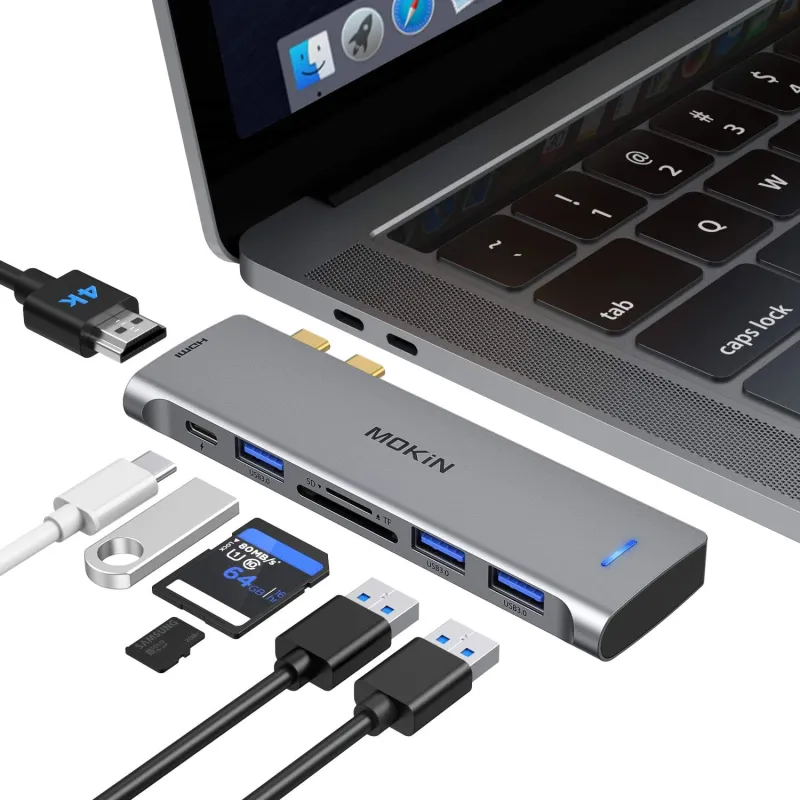 MOKiN's 7-in-1 adapter for MacBook