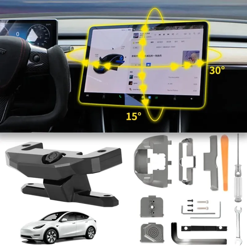 MUSKGEEN Tesla Screen Swivel Mount Rotating Holder