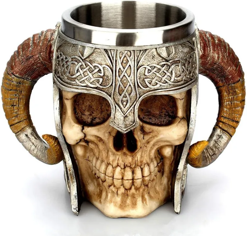 Skull Mug Viking