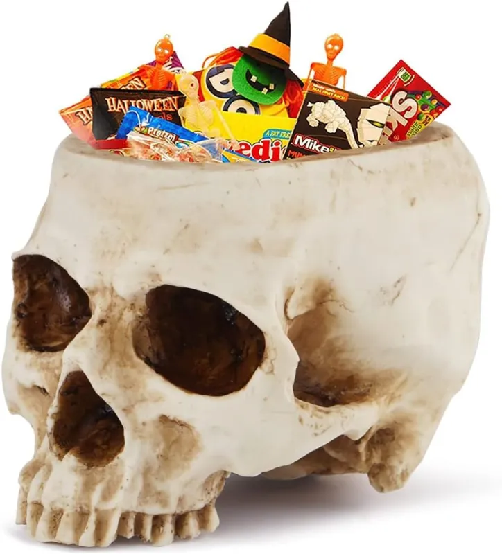 Skull Planter Candy Bowl
