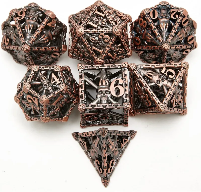 Metal dice Set D&D,