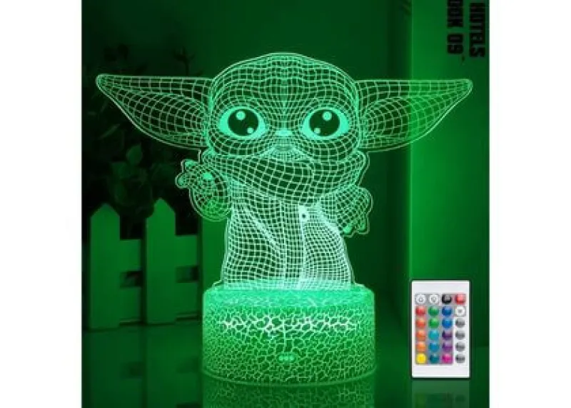 Star Wars Baby Yoda 3D Night Light 