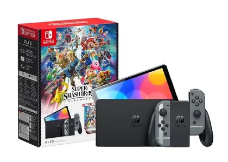 Nintendo Switch - OLED: Super Smash Bros. Ultimate Bundle