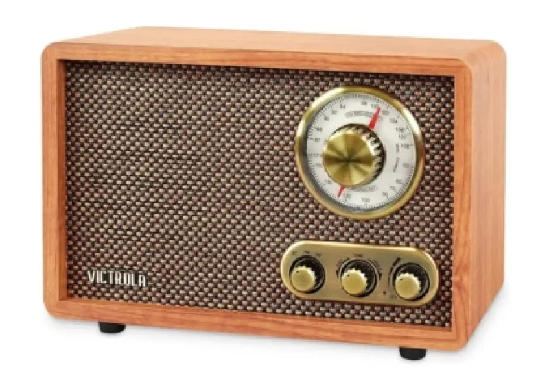 Victrola Retro Wood Bluetooth Radio