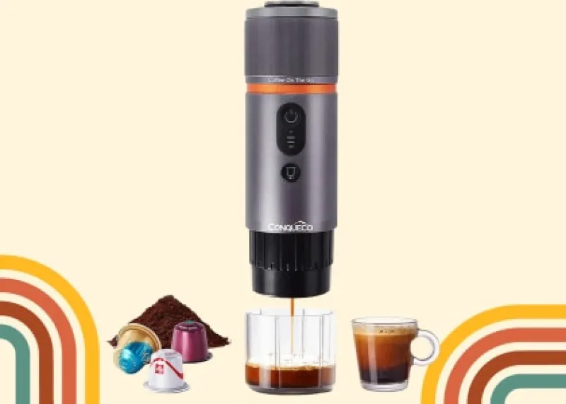 CONQUECO Portable Espresso Machine Travel