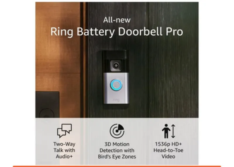 All-new Ring Battery Doorbell Pro