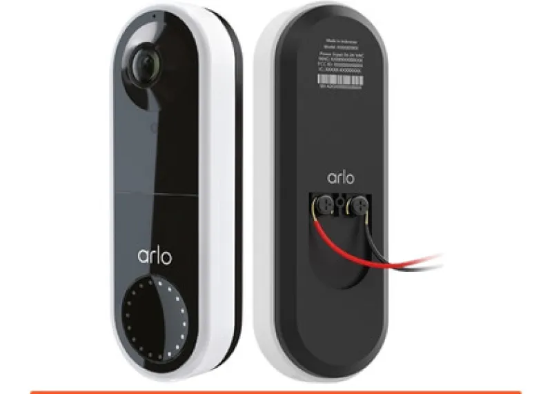 Arlo Essential Wired Video Doorbell card
