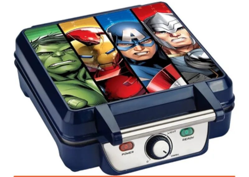 Avengers Logos Waffle Maker card